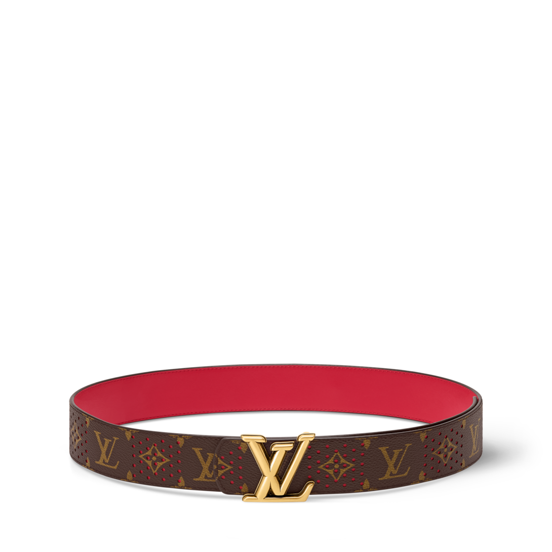 LV Dimension Monogram Grid 40mm Reversible Belt - Men